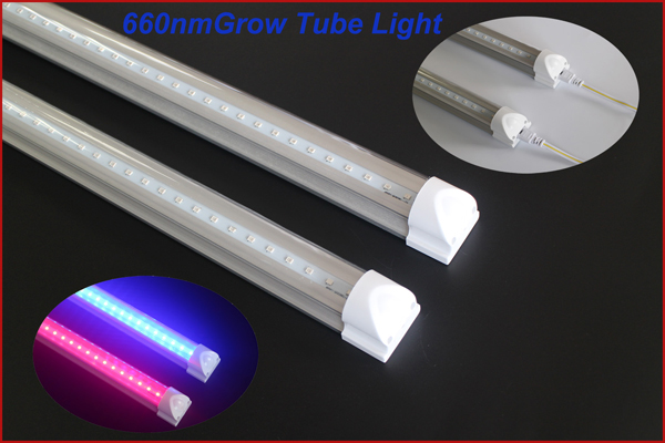 Plant factory application 2835 SMD LED PCB Assembly T8 Tube LED Grow Light 