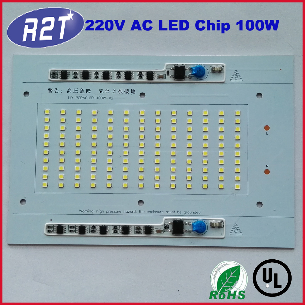 220V AC LED Chip 100W