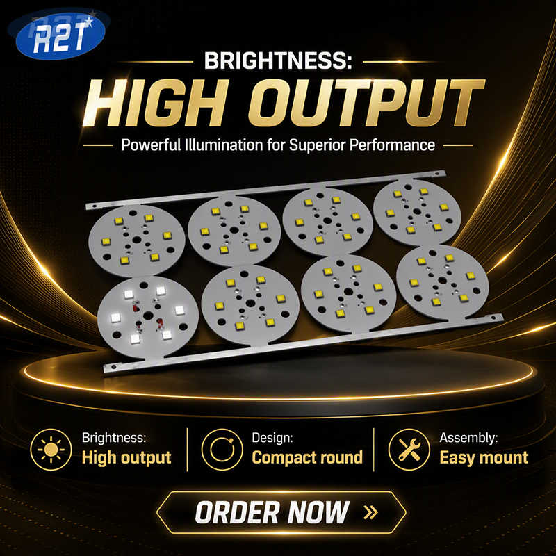 High-Power 6x Cree XHP35 LED Module – 48mm Aluminum PCB, 3S2P Array, 6500K Cool White, 2.0W/m.k Thermal Conductivity