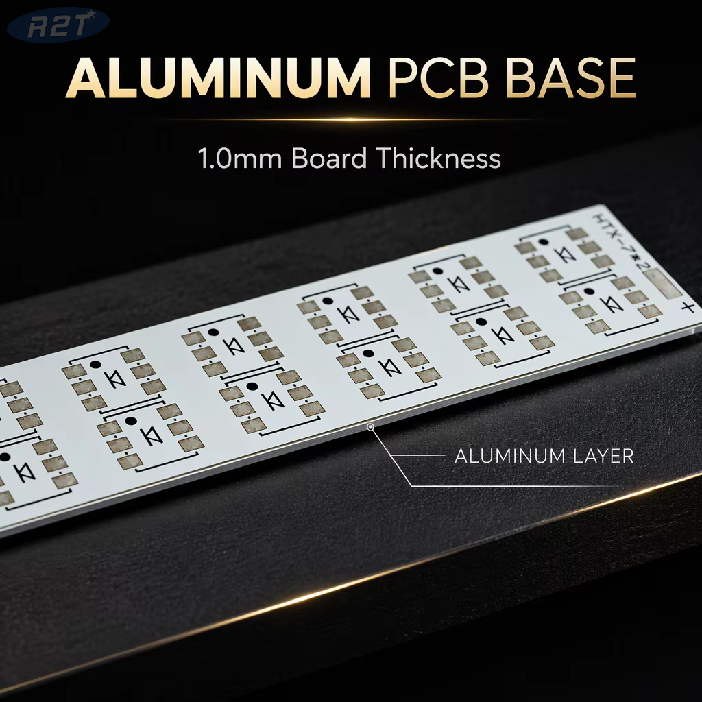 1.0mm 5730 LED Aluminum PCB Module – 10S6P Custom Bare Board