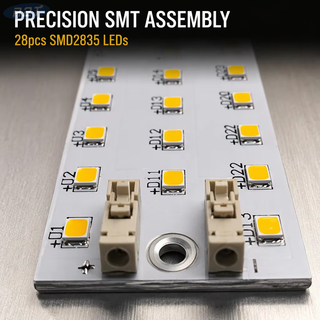 High-Voltage SMD2835 Aluminum LED Module (75-90V) Custom LED PCBA Solutions - R2T Industry