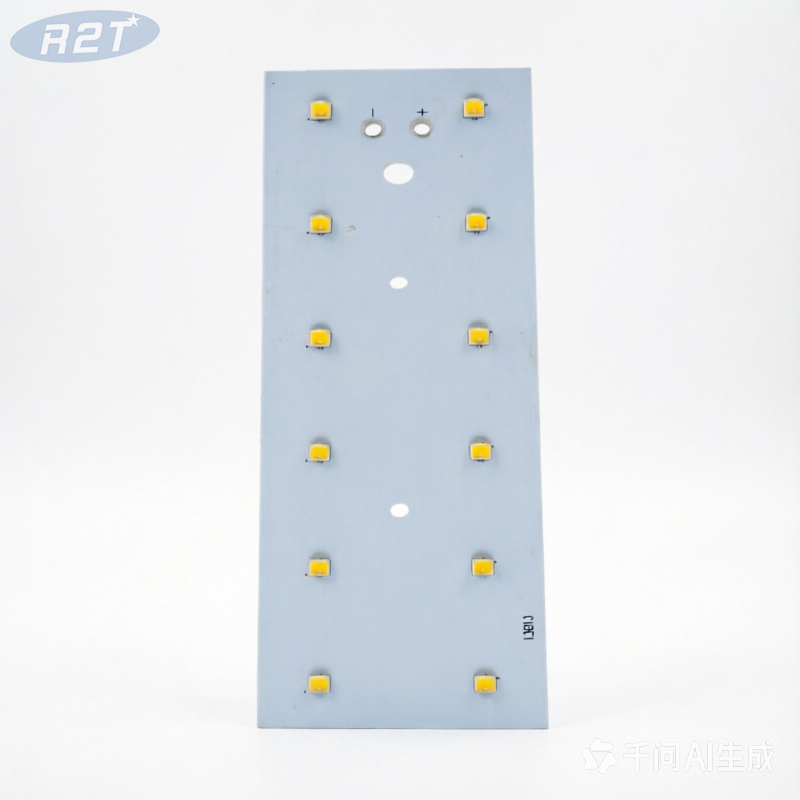High-Efficiency LED Street Light Module (12x Cree XP-L) | Custom LED MCPCB & PCBA Manufacturing Services