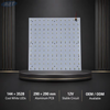 144 LEDs 2835 Cool White PCBA Module, 290x290mm 12V LED Light Board for Advertising & Lighting