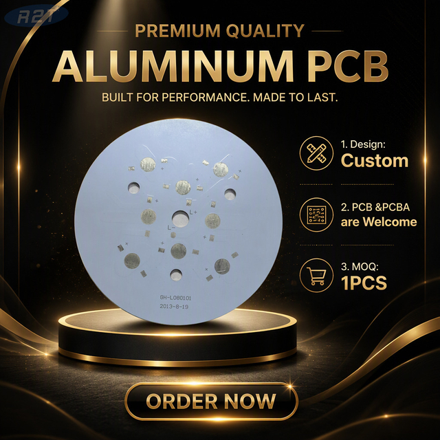 78mm 24V Aluminum PCB LED Module | Custom PCBA Solutions | R2T Industry