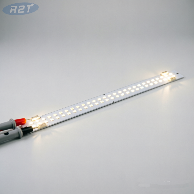 Custom 20W LED Module PCBA: 300×20×2mm Aluminum Board with 60pcs Samsung 561C LEDs (26-36V, 2.0W/m.k)