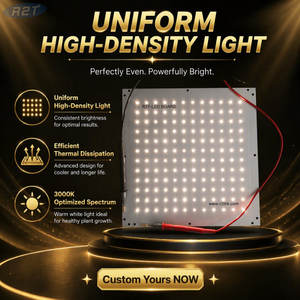 290×290mm Samsung 5630 Indoor Plant Growth LED PCB Module 3000K CRI80 Aluminum Board
