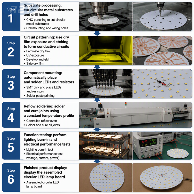Custom 15S6P Aluminum PCB LED Module | High Power Industrial Lighting Solution