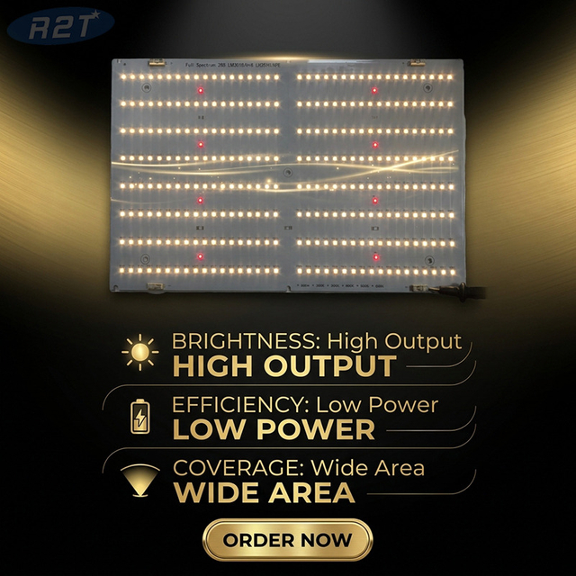 Custom QB288 Full Spectrum Samsung LM301H LED PCB & PCBA Services | R2T Industry