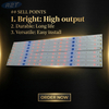 Subar V2 80W Dual-Channel LED Grow Light Bar | Samsung LM301H + Cree 660nm/730nm/UV Spectrum