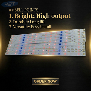Subar V2 80W Dual-Channel LED Grow Light Bar | Samsung LM301H + Cree 660nm/730nm/UV Spectrum