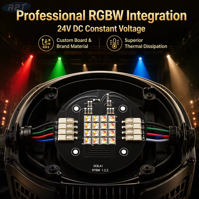 16-Cree XML2 RGBW LED Aluminum Board (24V/70mm) | Custom High-Power PCBA - R2T Industry