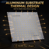 290×290mm Samsung 5630 Indoor Plant Growth LED PCB Module 3000K CRI80 Aluminum Board