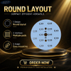 Custom SMD2835 Circular Aluminum PCB for LED Downlights & Spotlights R2T Industry