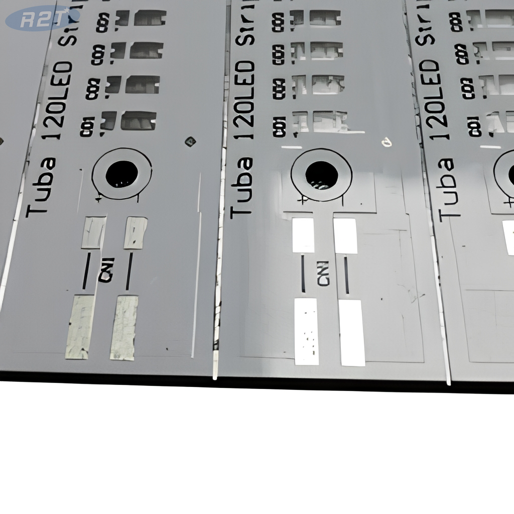 Custom 60W Linear LED Module PCBA: 600×20×2mm Aluminum Board with 120pcs Samsung 561C LEDs (30-40V, 900mA, 2.0W/m.k)