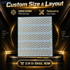1.0mm 5730 LED Aluminum PCB Module – 10S6P Custom Bare Board