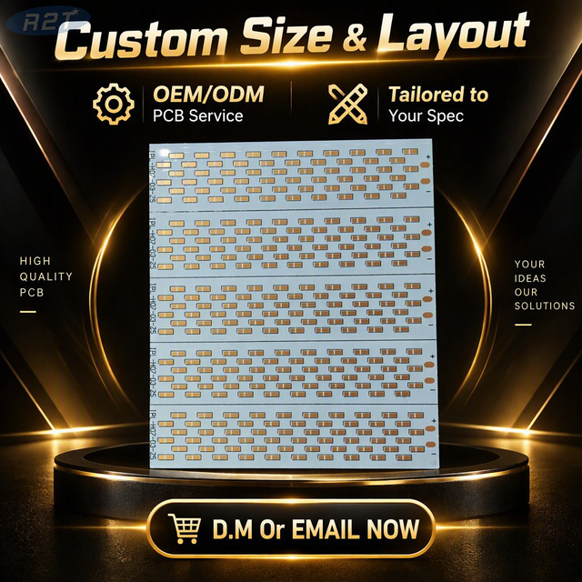 1.0mm 5730 LED Aluminum PCB Module – 10S6P Custom Bare Board
