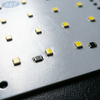 Custom 180x180mm 1.0mm Thick Aluminum PCB LED Module | 2835 SMD 20S5P Constant Current White Light Board for Industrial Lighting