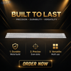 Custom 60W Linear LED Module PCBA: 600×20×2mm Aluminum Board with 120pcs Samsung 561C LEDs (30-40V, 900mA, 2.0W/m.k)