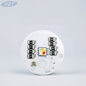 12V DC Compact Round RGBW LED Module: 30mm Aluminum PCB with Cree XML2 5050 RGBW LED & Onboard Resistors