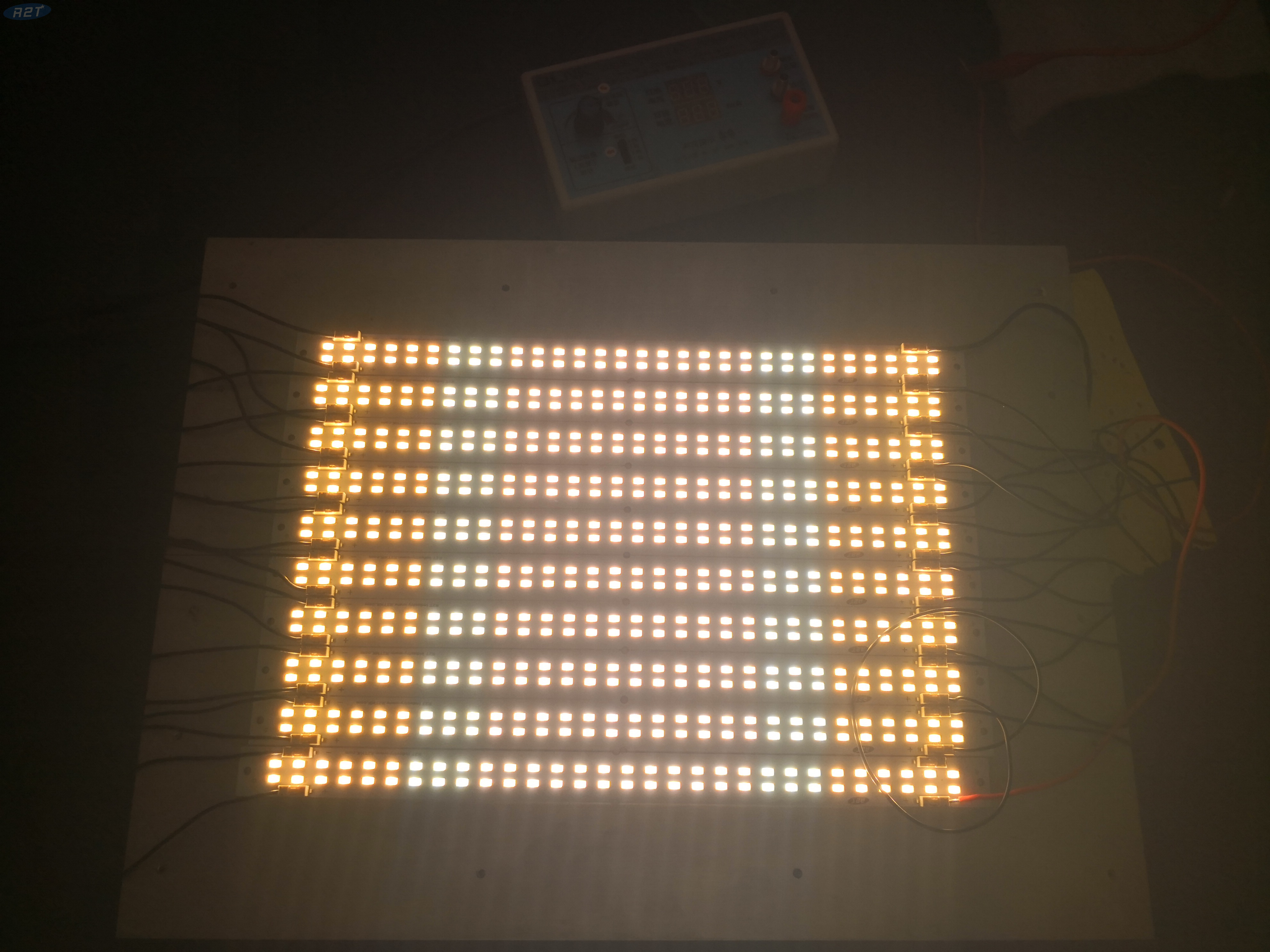 Custom 20W LED Module PCBA: 300×20×2mm Aluminum Board with 60pcs Samsung 561C LEDs (26-36V, 2.0W/m.k)
