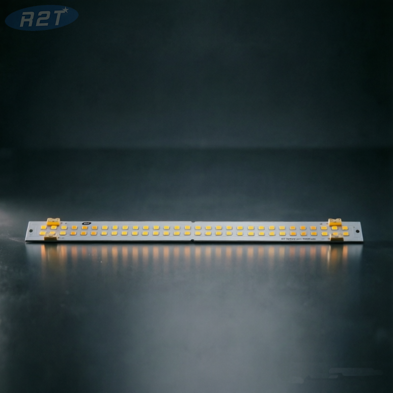 Custom 20W LED Module PCBA: 300×20×2mm Aluminum Board with 60pcs Samsung 561C LEDs (26-36V, 2.0W/m.k)