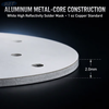 Custom 180W High Power LED Aluminum PCB for Street Lights | 60pcs Emulator Flux LED MCPCB | 1.2x0.6m Large Size Metal Core Circuit Board & PCBA Assembly